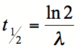 formule demi-vie