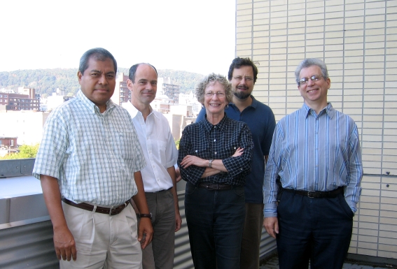 From left to right: José Guzman, Paul Drijvers, Carolyn Kieran, Denis Tanguay and André Boileau.