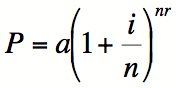 formule interets composes continus